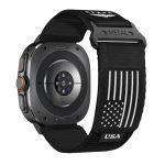 Rugged Nylon Band For Galaxy Watch Ultra Bands 47MM For Men Women One Click No Gap Fabric Woven Wristbands Adjustable Sport Stra