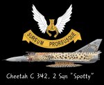 Cheetah C 342. 2 Sqn Spotty Mouse Pad