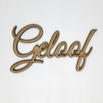 Wood Great Vibes Geloof