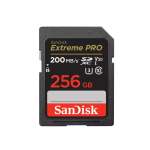 SanDisk Extreme Pro Sd Uhs I 256GB Card For 4K Video For Dslr And Mirrorless Cameras 200MB S Read & 140MB S Write Lifetime Warra