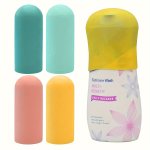 4PCS Leak Proof Sleeves For Travel Container Toiletry Covers For Leak Proofing In Luggage Silicone Travel Bottles Accessories