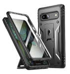 Google Pixel 7A Premium Full Body Rugged Revolution Series Case Black