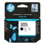 HP Single Pack Black Standard 305 Yield Original Printer Ink Cartridge - 3YM61AE