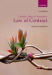 Cheshire Fifoot And Furmston& 39 S Law Of Contract Paperback 17th Revised Edition