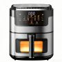 Smart 10L Air Fryer With Viewing Window & Digital Touch - Black