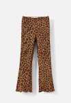 Cotton On Francine Flare Pant - Taupy Brown leopard