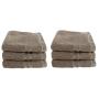 Hotel Collection Towel -520GSM -facecloth -pack Of 6 -pebble