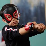 Spider-man Web-shot Slinger Mask And Blaster Set Assorted