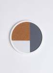Round Cork Pin Board - Printed - 500MM Wide