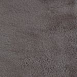 Mongolian Plush Fleece Plain Taupe Fabric
