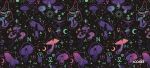 Cosmic Mushies Full Desk XL Coverage Gaming And Office Mouse Pad