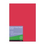 Project Board Red A4 Deep Tint 160GSM Pack Of 100