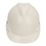 Abs Safety Helmet White For Construction Industrial Hard Hat Adjustable