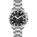 Ben Sherman Mens Silver-tone Chronograph Watch With Black Dial