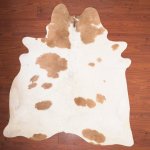 Aa Grade Cow Hide 059 Brown white XL - Extra Large Brown white Spotted