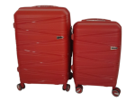 Smte Acesa Hard Shel Elite Ubn Suitcase Set 2 Red With Keychain