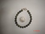 Serpentine Jasper Round Bead Bracelet B234