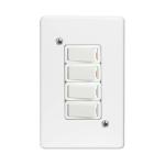 4LEVER1WAY Switch+ Cover 2X4 18013 101