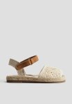 Sandals - Natural White Brown