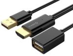 Orico USB To HDMI 100CM Phone And Tablet Cable Adapter - Black