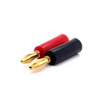 Cyberdyne CZK-1171 Banana Male Connector Hq 4MM Dual Screw Type Pro-gold Single Unit