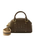 Top Handle Logo Bag -taupe