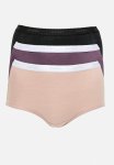 Jockey Plus 3 Pack Plain Full Brief - Multi