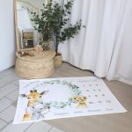 Milestone Blanket Safari Circle Pennygum