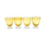 Jenna Clifford Eclipse Juice Glass 300ML Set Of 4 - Smoky Grey