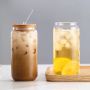 Bambo O Glass Can With Straw- Single 500ML