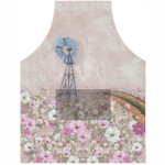 Printed Apron Cosmos Field