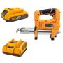 Ingco - Lithium-ion Grease Gon With 2.0 Ah Battery And P20S Charger