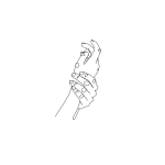 Handrawn Line Art Print 14