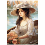 Deco Print Victorian Beauty