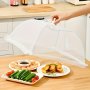 Foldable Mesh Food Cover Set: White Durable And Safe For Food Contact - Kitchen Essentials