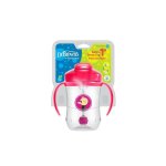 Dr Browns B straw Cup +hndls 270ML Pink
