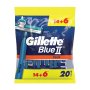 Blades Blue 11 Plus 14 + 6 Cartridge Disposable Pack