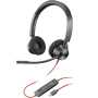 Polo Poly Blackwire 3320 Stereo Microsoft Teams Certified Usb-c Headset 8X220AA