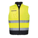 S267-HI-VIS Contrast Bodywarmer