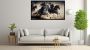 Canvas Wall Art - Men War Horses - B1641 120 X 80 Cm