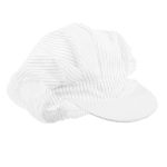 Okumeyr Electronics Industry Hat Anti-static Mesh Cap For Work Secure Breathable Protective For Coating Pharma White