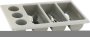 Cutlery Tray Grey - 3 Division - 500 X 300MM