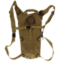 2.5L Tactical Outdoor Hydration Water Backpack Bag With Bladder - Khaki