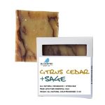 Bluebyrd Soap Co. Citrus Cedar Sage Mens Soap Bar Natural Organic Mens Bar Soap -usa Handmade Cedar Citrus Manly Scented Bar Soa
