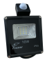 10W Smd Motion Sensor LED Floodlight