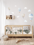 Watercolour Hot Air Balloon Wall Stickers