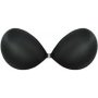 Strapless Silicone Self Adhesive Push Up Bra - Black Size: 32A