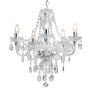 The Lighting Warehouse - Princess 5 Light Clear Chandelier