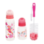 Bottles With Brush Value Pack 3 Piece