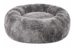 Fluffy Pet Bed SMALL-GREY-40CM X 40CM X 18CM